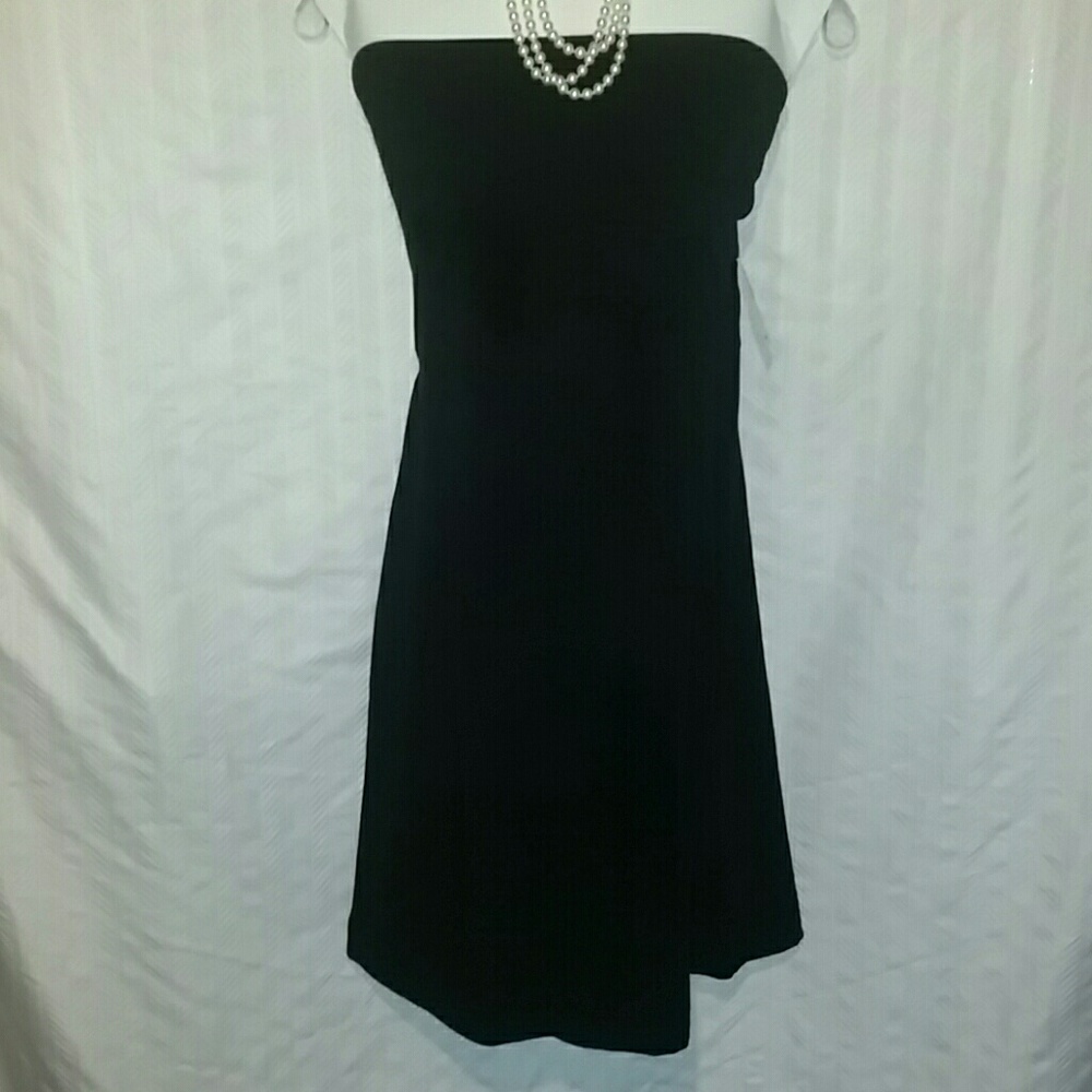 NWT Black Strapless Dress